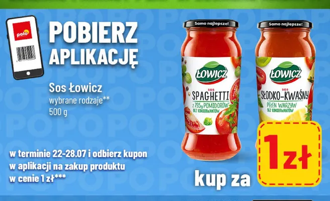 Sos Spaghetti Łowicz promocja w POLOmarket