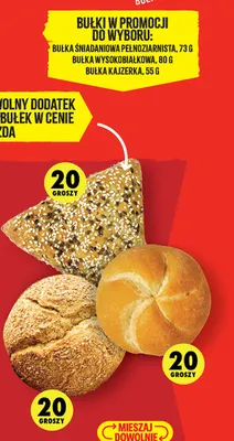 Bułka śniadaniowa pełnoziarnista promocja w Biedronka