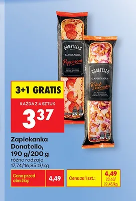 Zapiekanka Donatello promocja w Biedronka