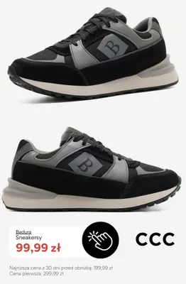 Sneakersy Badura promocja w CCC