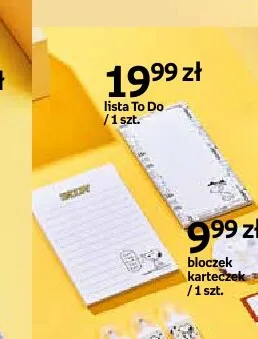Lista To Do Peanuts promocja w Empik