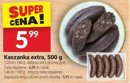 Kaszanka extra promocja w Twój Market