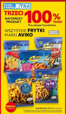 Frytki Aviko Zig Zag mrożone promocja w Kaufland
