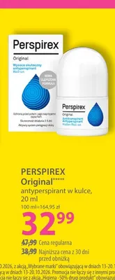 Antyperspirant w kulce Original Perspirex promocja w Hebe