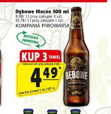Piwo Dębowe Mocne promocja w Prim Market