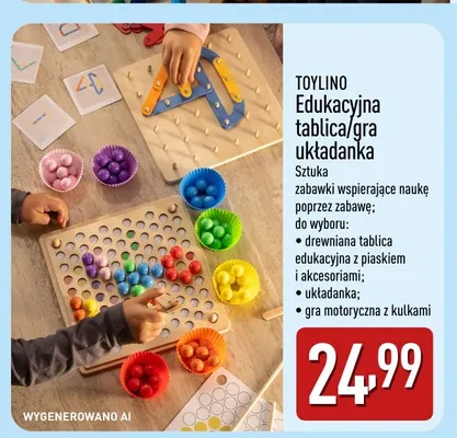Gra motoryczna z kulkami Toylino promocja w Aldi