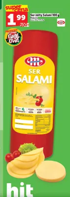 Ser żółty Salami Mlekovita promocja w TOPAZ