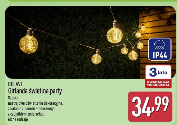 Girlanda świetlna party promocja w Aldi