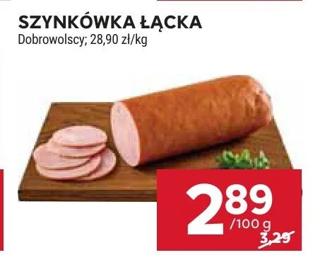 Szynkówka łącka promocja w Stokrotka