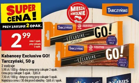Kabanosy Exclusive GO! promocja w Twój Market