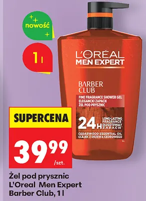 Żel pod prysznic L'Oréal Men Expert Barber Club promocja w Biedronka