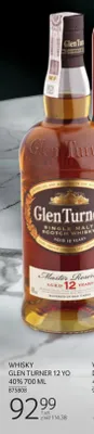 Whisky Glen Turner 12 YO promocja w Selgros