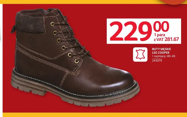 Buty męskie Lee Cooper promocja w Selgros