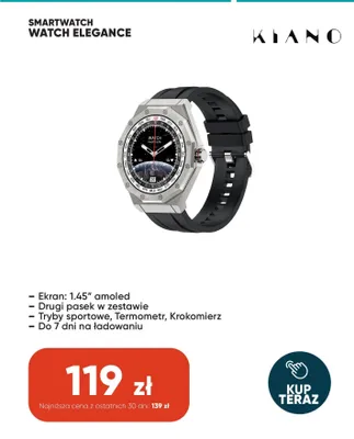 Smartwatch Kiano Watch Elegance promocja w Max Elektro
