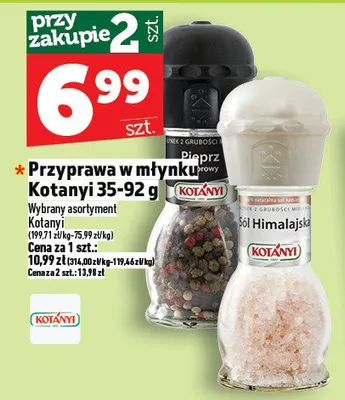 Przyprawa w młynku promocja w TOPAZ