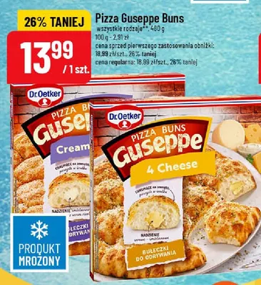 Pizza Guseppe Buns 4 Cheese Dr. Oetker promocja w POLOmarket