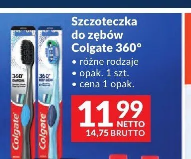 Szczoteczka do zębów Colgate 360° promocja w Makro