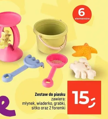 Zestaw do piasku promocja w Dealz