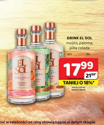 Drink El Sol mojito promocja w Delfin