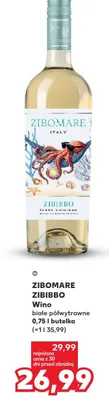 Wino białe półwytrawne Zibibbo promocja w Kaufland