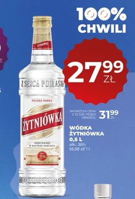 Wódka Żytniówka promocja w Duży Ben