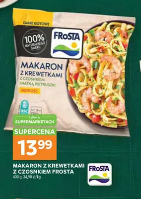 Makaron z krewetkami z czosnkiem Frosta promocja w Stokrotka
