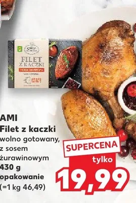 Filet z kaczki wolno gotowany, z sosem żurawinowym  promocja w Kaufland