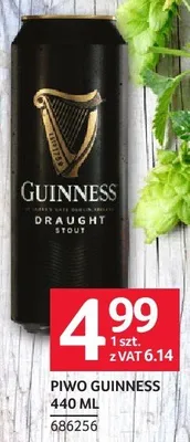 Piwo Guinness 440 ml promocja w Selgros