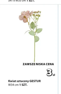 Kwiat sztuczny Gestur promocja w Jysk