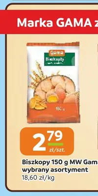 Biszkopty MW Gama promocja w Społem Częstochowa