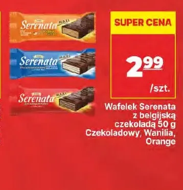 Wafelek wanilia z belgijską czekoladą Serenata promocja w API Market