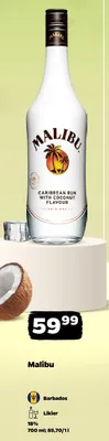 Likier Malibu 18% Barbados promocja w Netto