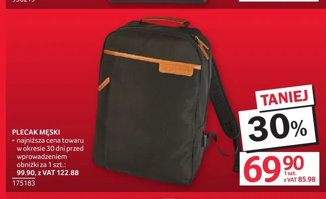 Plecak męski promocja w Selgros