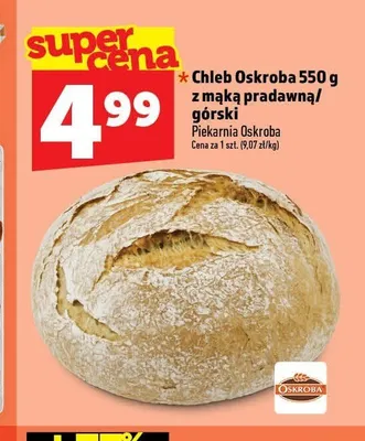 Chleb górski Oskroba promocja w TOPAZ