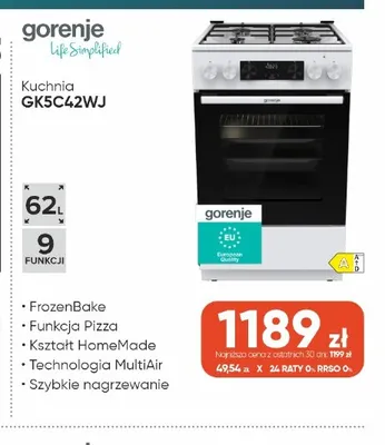 Kuchnia Gorenje GK5C42WJ promocja w Max Elektro