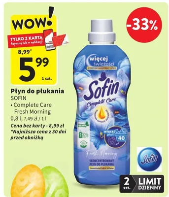 Płyn do płukania Complete Care Fresh Morning promocja w Intermarche