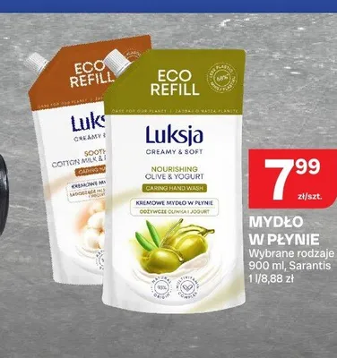 Mydło w płynie Luksja Cotton Milk & Provitamin B5 zapas promocja w Chorten