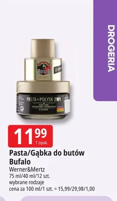 Gąbka do butów Bufalo promocja w Leclerc