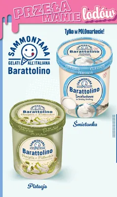 Lody Sammontana Barattolino Vaniglia e Pistacchio promocja w POLOmarket