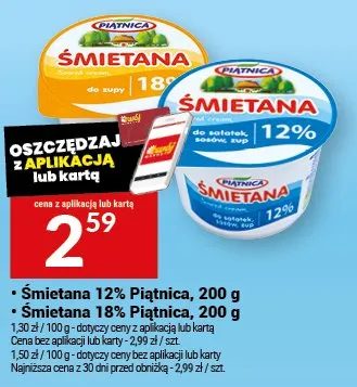 Śmietana 12% promocja w Twój Market