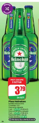 Piwo Heineken Original promocja w Dino