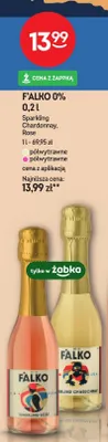 Wino bezalkoholowe musujące F'Alko Sparkling Rose promocja w Żabka