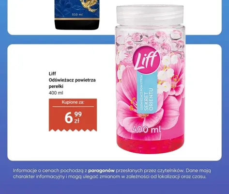 Odświeżacz powietrza perełki promocja w Dino