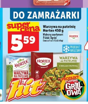 Warzywa na patelnię z ziołami i papryką Hortex 450g promocja w TOPAZ