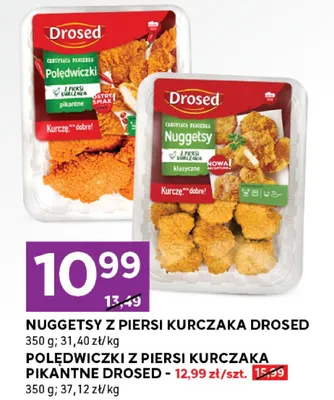 Nuggetsy z piersi kurczaka Drosed klasyczne promocja w Stokrotka