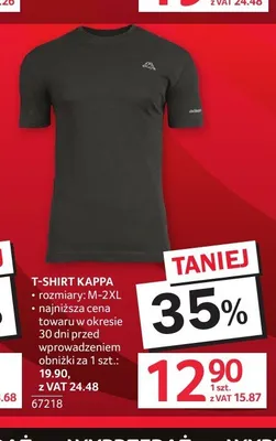 T-shirt męski Kappa promocja w Selgros