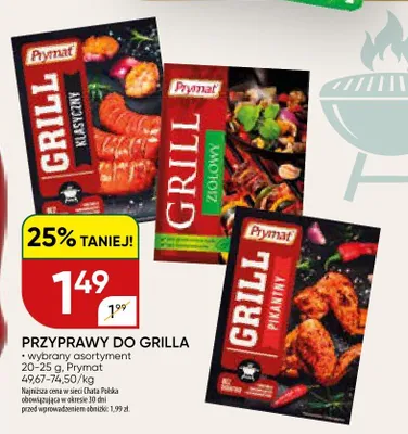 Przyprawa do grilla pikantna Prymat promocja w Chata Polska