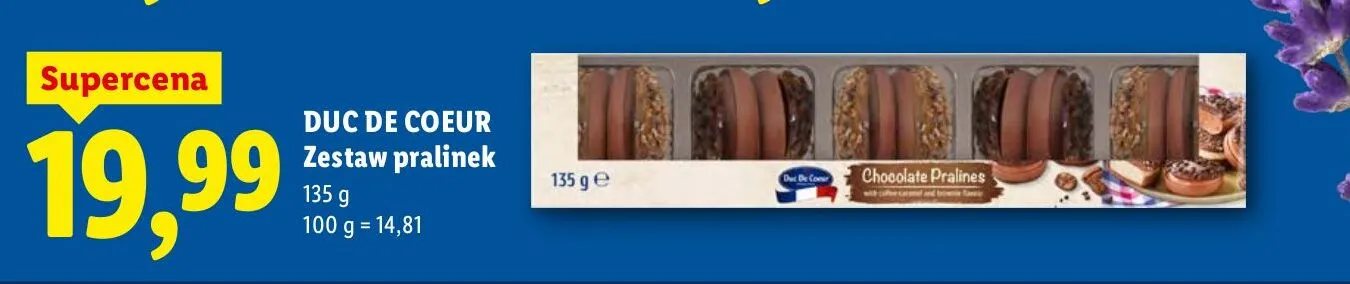 Zestaw pralinek promocja w Lidl