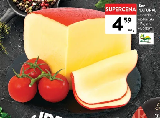 Ser Gouda Natural promocja w Intermarche