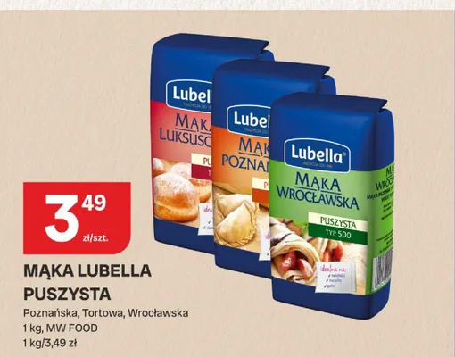 Mąka Lubella Puszysta Wrocławska promocja w Chorten